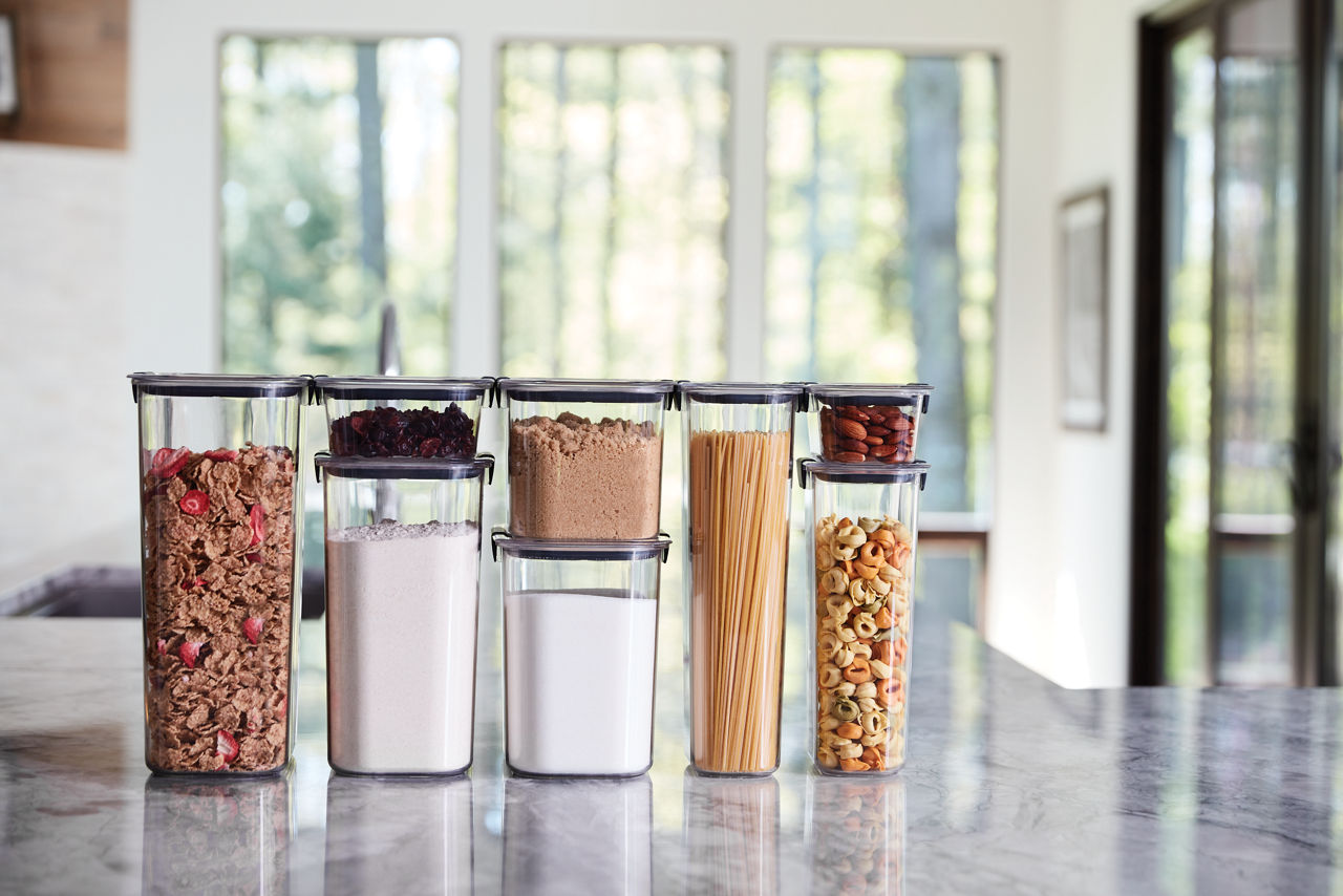 Brilliance™ Pantry Baking Storage Container Set, 7.8 Cup, Clear - US 2058