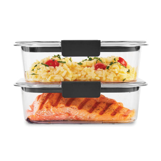 Brilliance™ Medium Food Storage Containers, Rectangle - US 7926