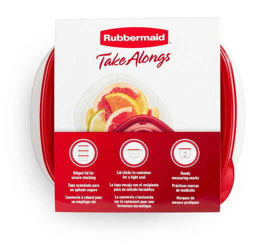 TakeAlongs® Small Square Food Storage Containers - US 4031