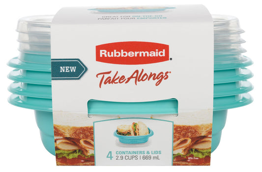 TakeAlongs® Food Storage 2.9 Cup Square Containers, Meal Prep - US 3789