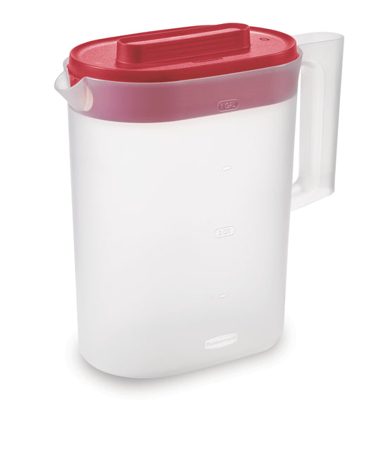 Compact Pitcher, Plastic Pitcher with Lid - US 2381