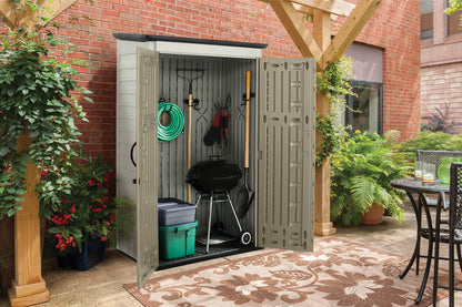 Vertical Storage Shed - US 3975