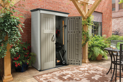 Vertical Storage Shed - US 3975
