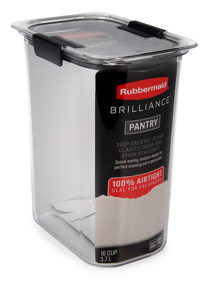 Brilliance™ Pantry Food Storage Container, 16 Cup, Clear - US 3523