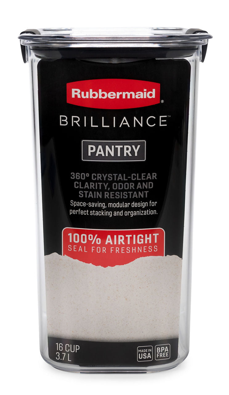 Brilliance™ Pantry Food Storage Container, 16 Cup, Clear - US 3523