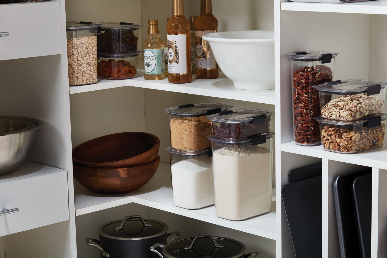 Brilliance™ Pantry Baking Storage Container Set, 7.8 Cup, Clear - US 2058