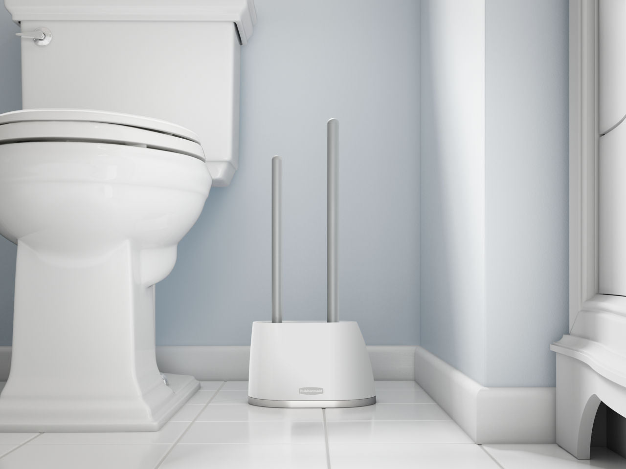 Toilet Brush Plunger and Caddy - US 5703