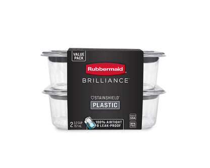 Brilliance™ Medium Food Storage Containers, Rectangle - US 7926