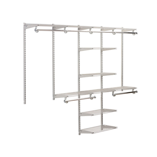 Configurations™ Closet Add-On Shelf with Hang Rod Kit - US 6571