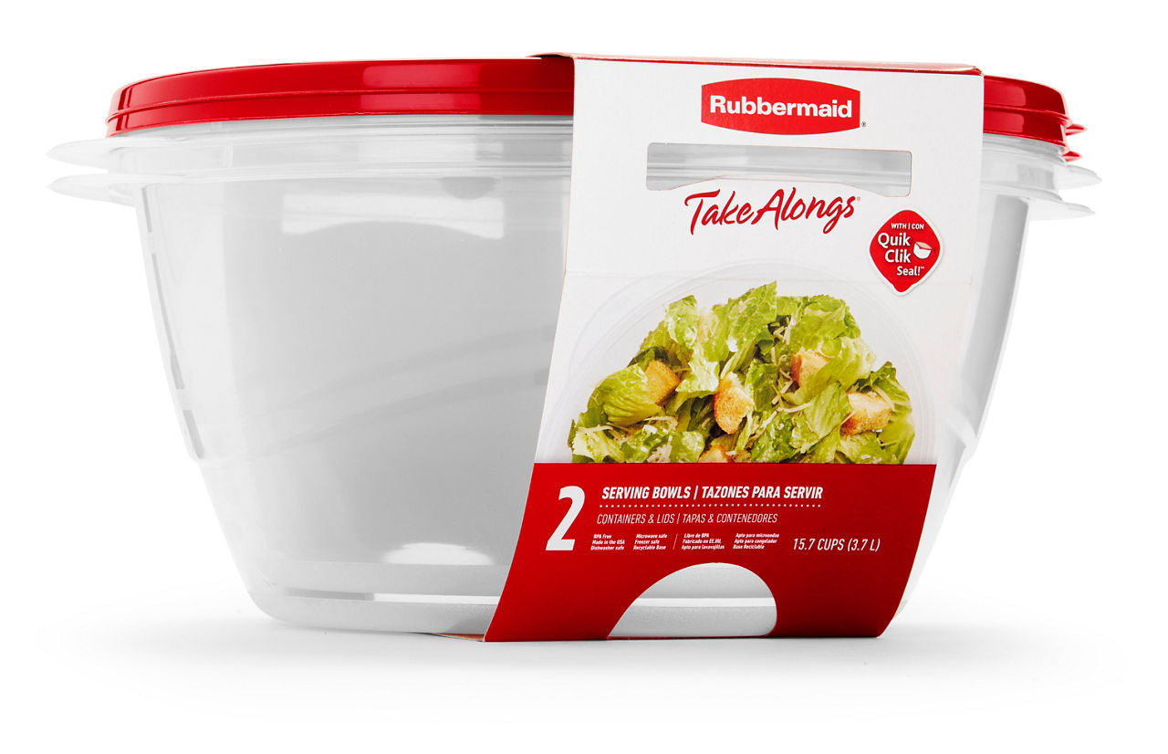 TakeAlongs® Serving Bowl Food Storage Containers, 15.7 Cup, 2 Count - US 0967
