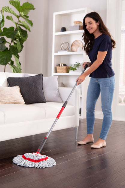 Microfiber Twist Mop with Built-in Wringer - US 4397