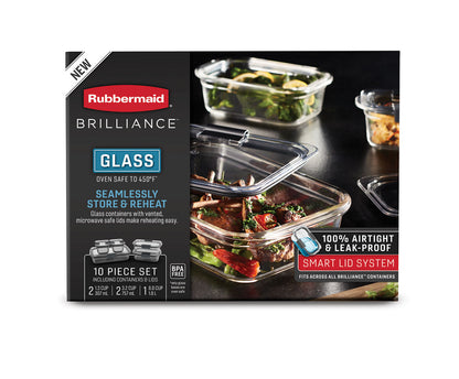 Brilliance™ Glass Food Storage Container Set - US 9508