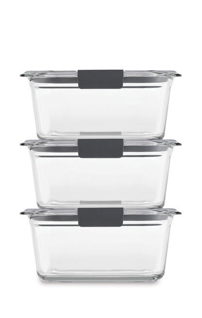 Brilliance™ Glass Food Storage Container, Medium Rectangular Set - US 8144