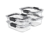 Brilliance™ Glass Food Storage Container, Medium Rectangular Set - US 0545