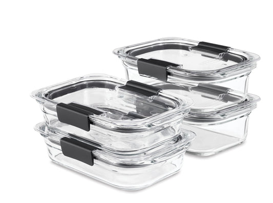 Brilliance™ Glass Food Storage Container, Medium Rectangular Set - US 0545