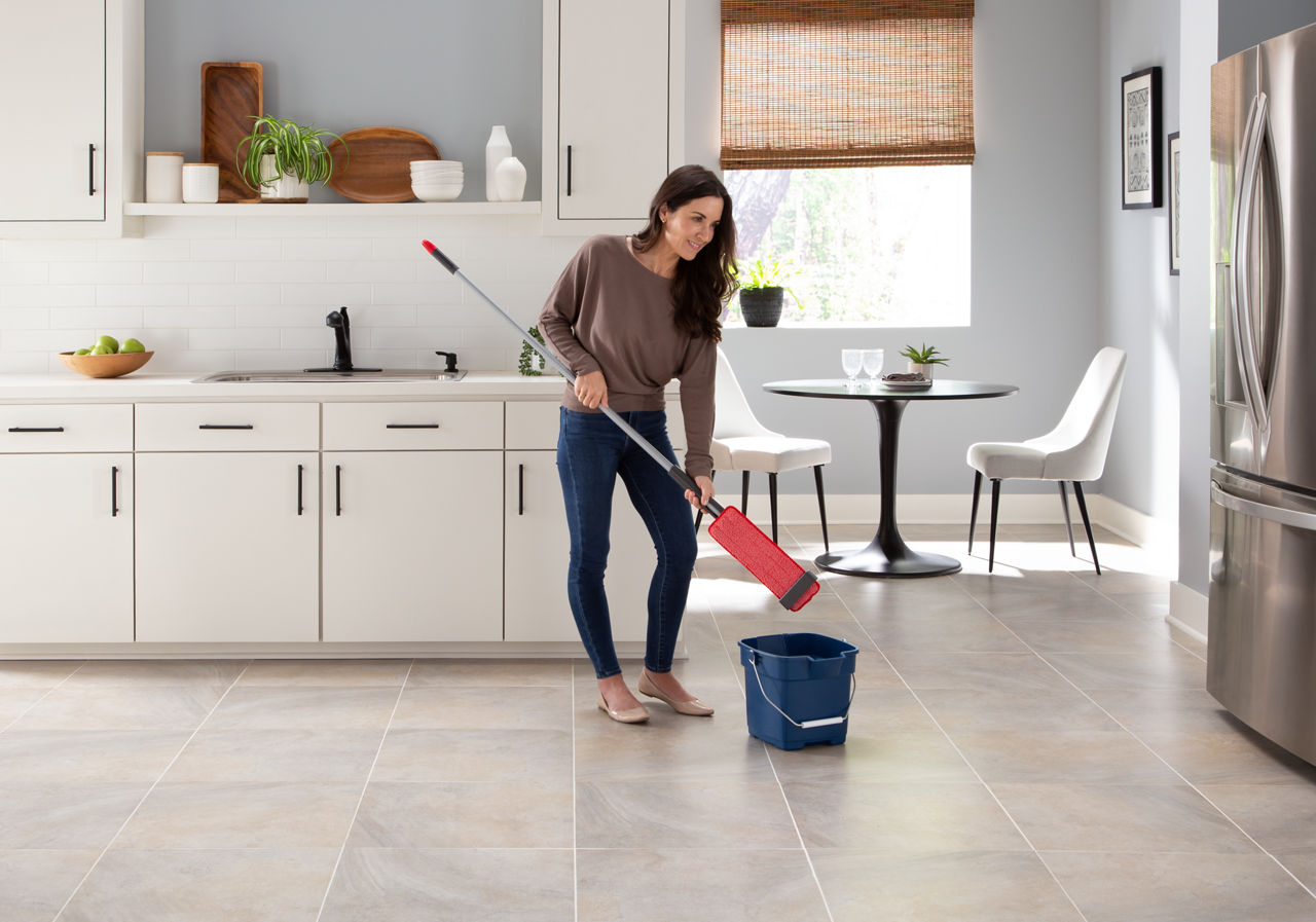 Microfiber Wringable Flat Mop - US 4756