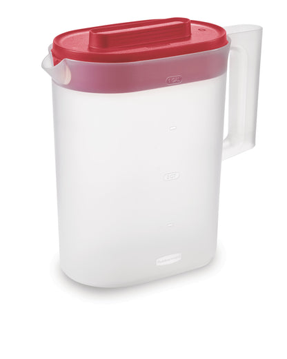 Compact Pitcher, Plastic Pitcher with Lid - US 2381