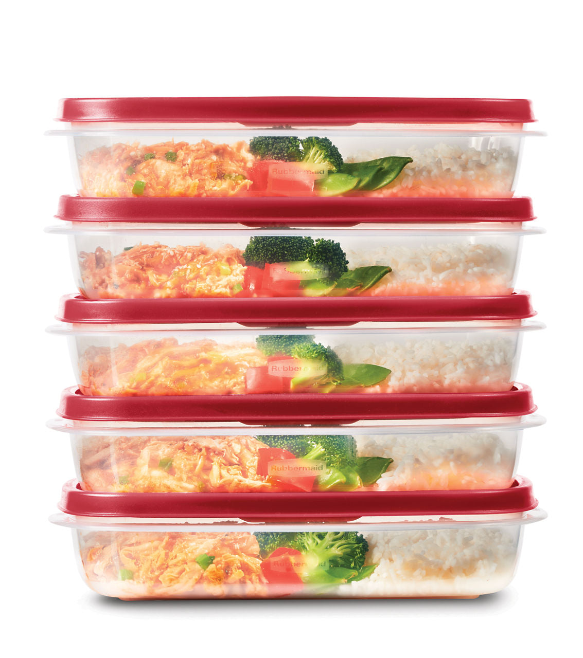EasyFindLids™ Medium Food Storage Containers, Rectangle - US 5430