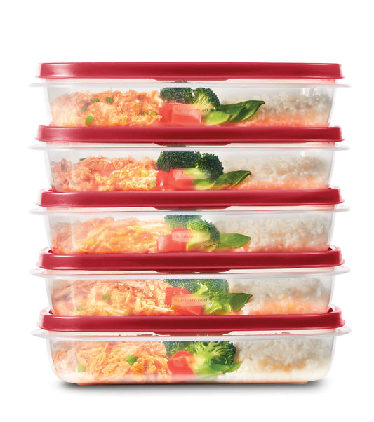 EasyFindLids™ Medium Food Storage Containers, Rectangle - US 5430