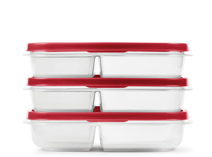 EasyFindLids™ Medium Food Storage Containers, Divided - US 0975