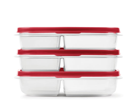 EasyFindLids™ Medium Food Storage Containers, Divided - US 0975