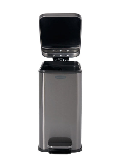 Stainless Steel Slim Step-On Trash Can - US 2910