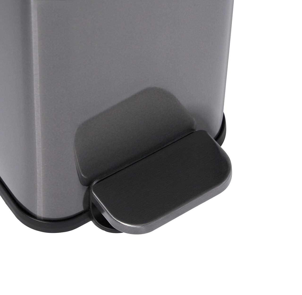 Stainless Steel Slim Step-On Trash Can - US 2910