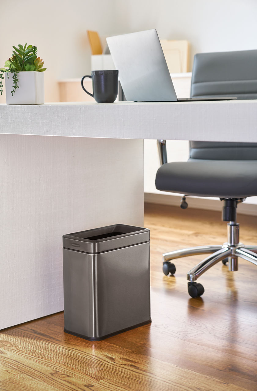 Stainless Steel Open Top Trash Can - US 0610