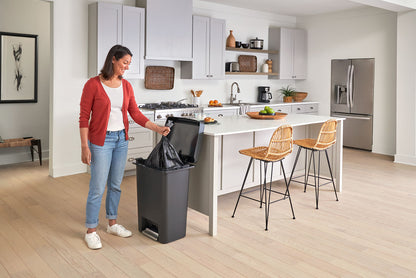 High-Capacity Step-On Trash Can - US 2678