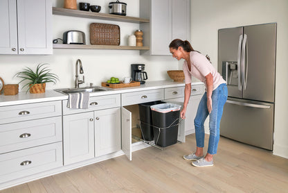 In-Cabinet Pull-Out Waste & Recycling Bins - US 0351