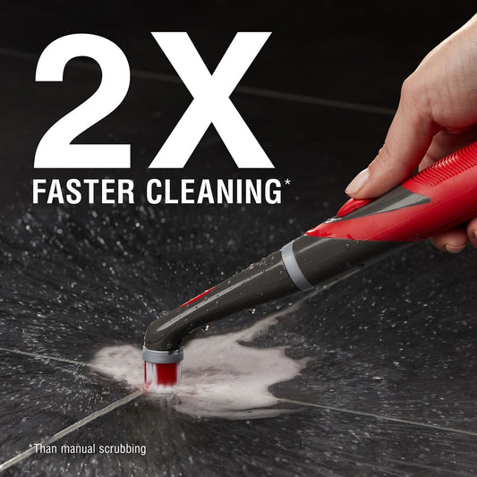 Power Scrubber with 1 All-Purpose Scrubbing Head and 1 Grout Scrubbing Head - US 0238