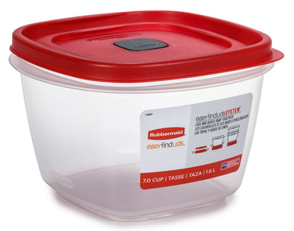 EasyFindLids™ with Vents Medium Container, Square - US 2377