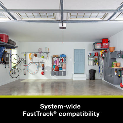 FastTrack Overhead Garage Storage System Double Platform, Garage Organization Storage Cabinets, Garage Cabinet, Garage Wall Organizer, 3FT x 8FT - US 0136