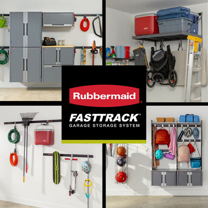 FastTrack Overhead Garage Storage System Double Platform, Garage Organization Storage Cabinets, Garage Cabinet, Garage Wall Organizer, 3FT x 8FT - US 0136