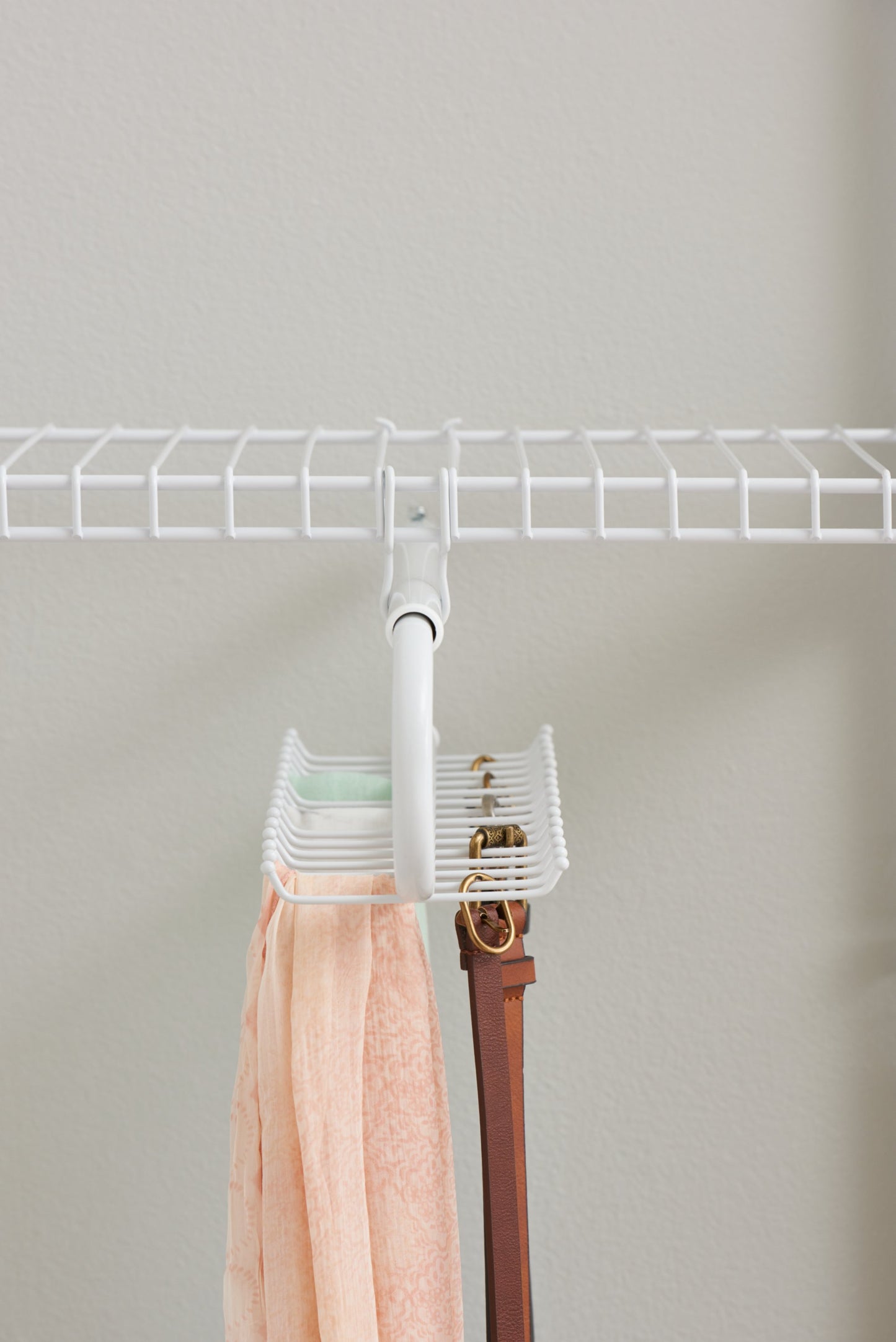 Configurations™ Closet Tie & Belt Rack Organizer with 30-Hooks - US 2759
