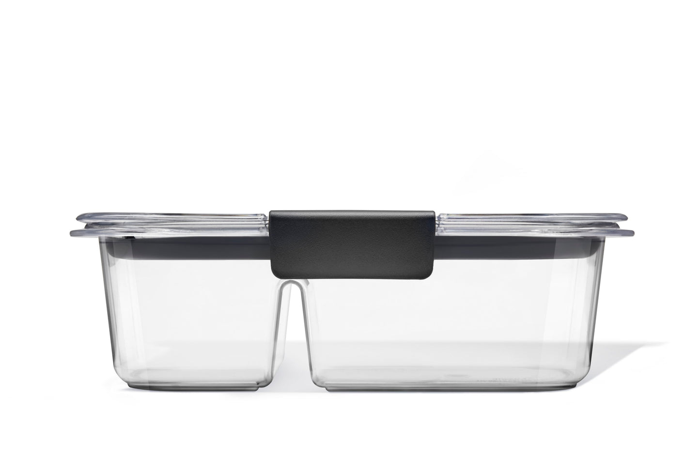 Rubbermaid® Brilliance™ Meal Prep Containers, 2-Compartment Food Storage Containers, 2.85 Cup, 5-Pack - US 6157
