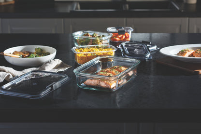 Brilliance™ Glass Food Storage Container, Large Rectangle - US 8690