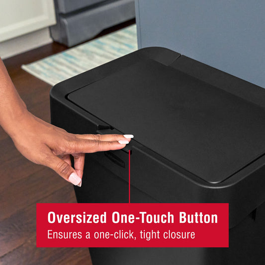 Touch-Top Trash Can - US 6114