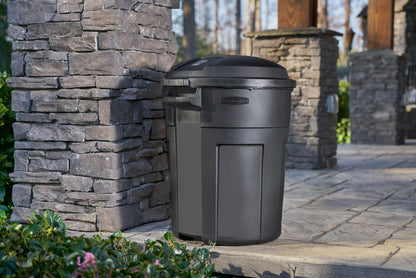 Roughneck™ Non-Wheeled Trash Can - US 6614