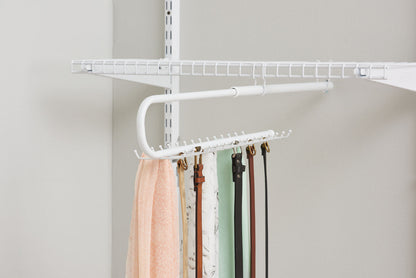 Configurations™ Closet Tie & Belt Rack Organizer with 30-Hooks - US 2759