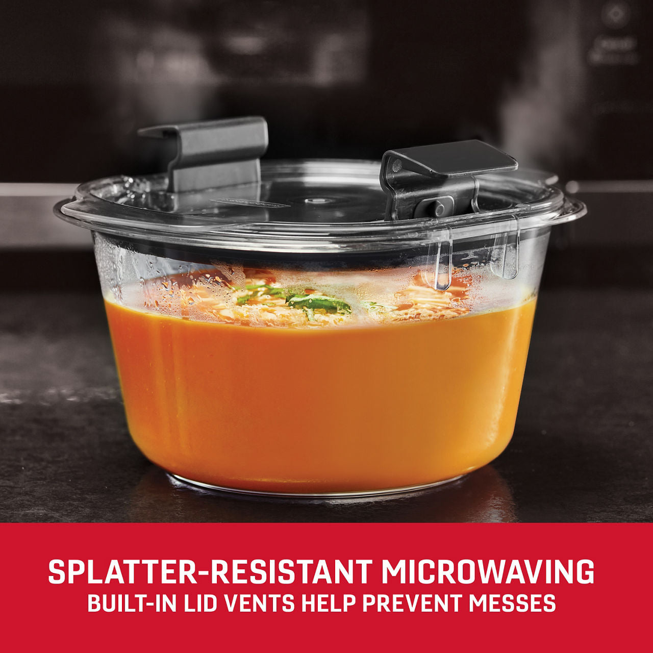 Rubbermaid Brilliance® Round Leak Proof Food Storage Containers, 3.47 cup, 2 Pack - US 3410