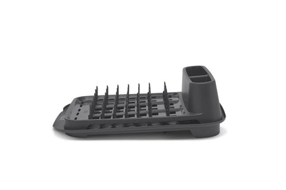 Rubbermaid® Antimicrobial Dish Drying Rack with Drainboard, Raven Grey, 2-Piece Set - US 3580