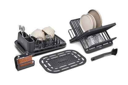 Antimicrobial Dish Drainer, Dish Rack, Raven Grey - US 1705