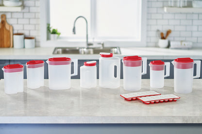 Simply Pour® Pitcher, Plastic Pitcher with Multifunction Lid - US 8411