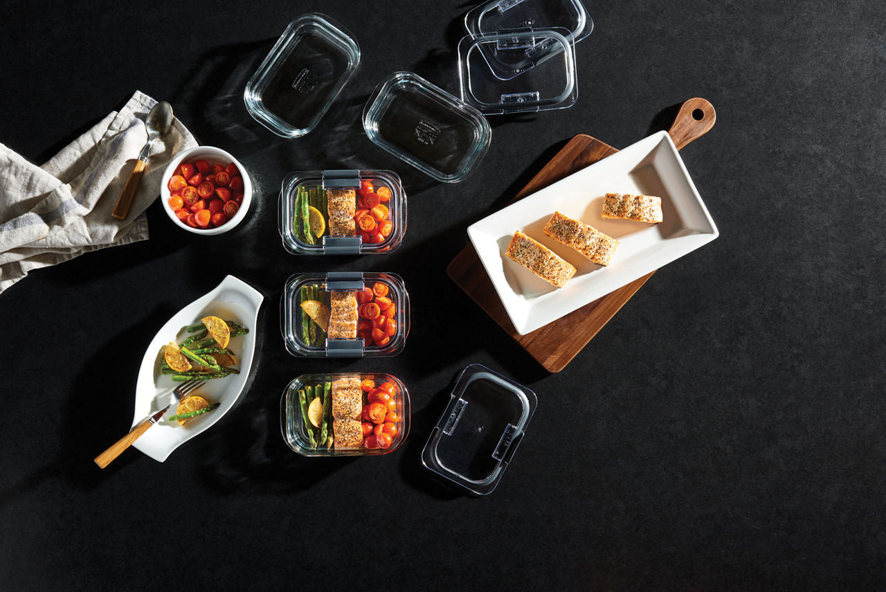 Brilliance™ Glass Food Storage Container, Medium Rectangle - US 4369